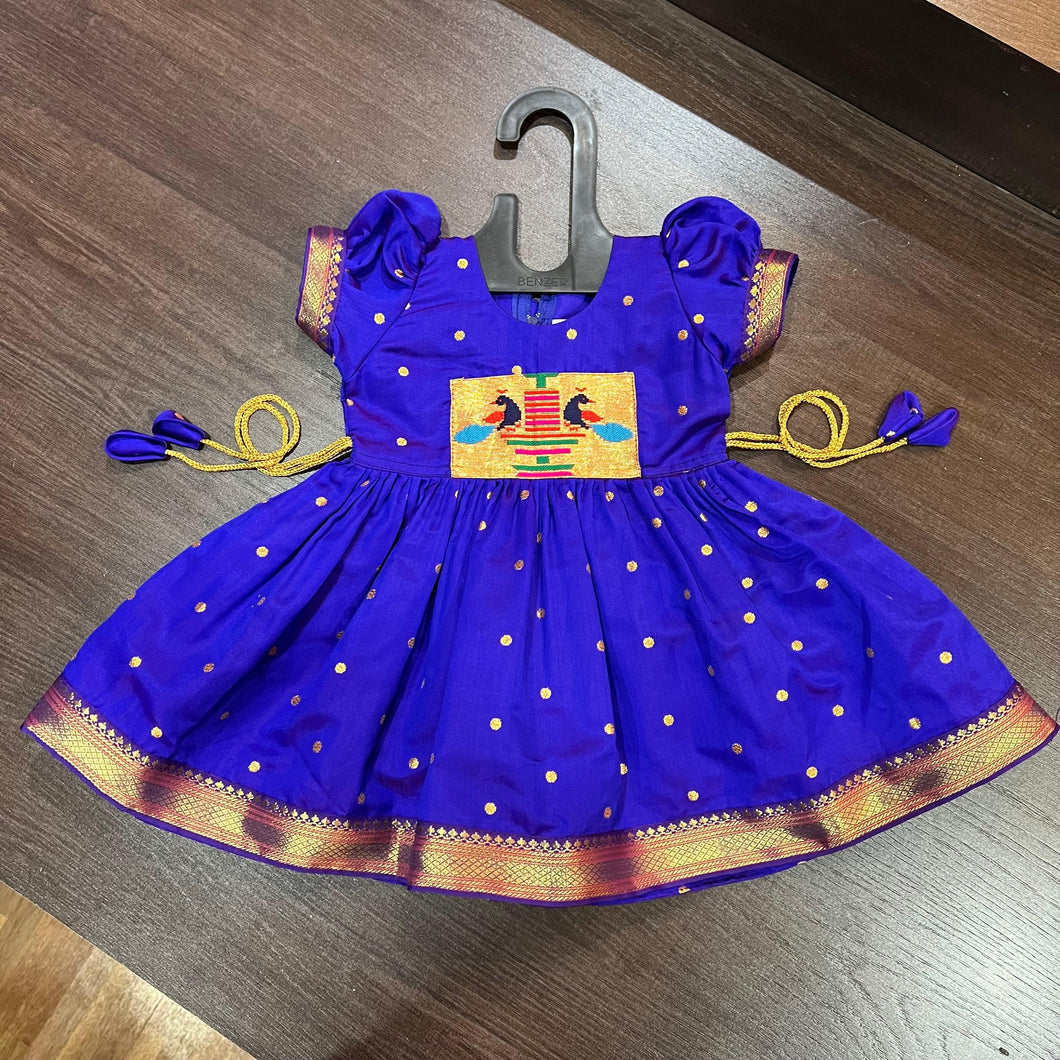 Buy Blue Dresses & Frocks for Girls by Oxolloxo Online | Ajio.com